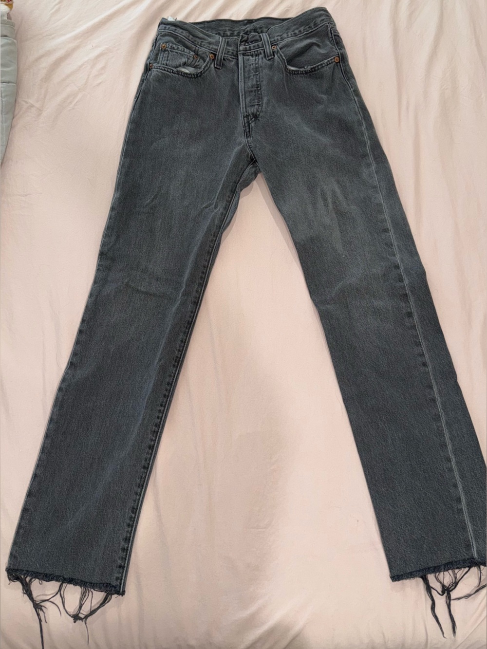Levi's Women's Straight Leg Jeans in Washed Black